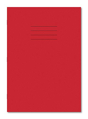 Hamelin Übungsbuch, A4, 8 mm, liniert, 80 Seiten, Rot, 50 Stück von Hamelin