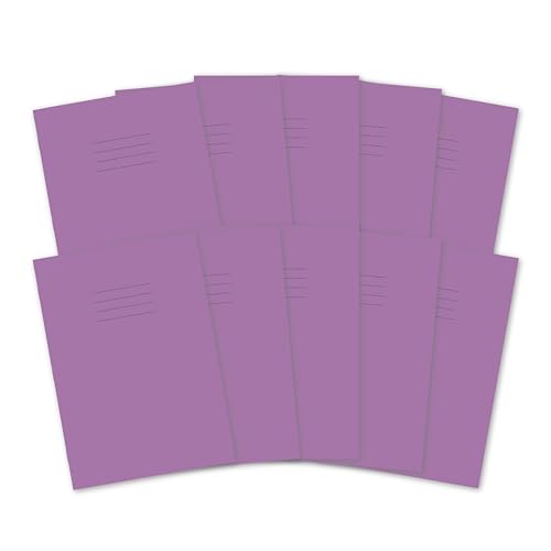 Hamelin Übungsbuch, A4, 8 mm, liniert mit Rand, 48 Seiten,violett, (10er Pack) von Hamelin