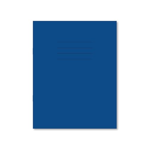 Schreibheft von Hamelin, 9 x 17,8 cm, 8 mm liniert und mit Rand, 80 Seiten – 100 Stück 9 x 7-Inch dunkelblau von Hamelin