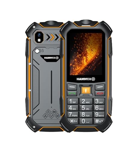 Hammer Boost 2 LTE IP68 2,4" Reinforced 3500 mAh LTE, Schwarz-Orange von Hammer H