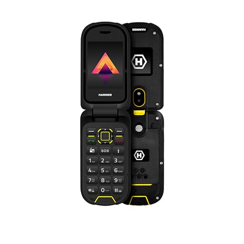 Robustes Klapphandy Hammer Bow LTE 4G ohne Vertrag wasserdicht staubdicht IP68 robust mit großem 1200mah Akku Robustes Klapphandy Hammer Bow LTE 4G ohne Vertrag wasserdicht staubdicht IP68 robust mit großem 1200mah Akku von Hammer H