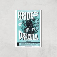 Brides Of Dracula Giclee Art Print - A4 - Print Only von Hammer Horror