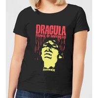 Hammer Horror Dracula Prince Of Darkness Women's T-Shirt - Black - M von Hammer Horror