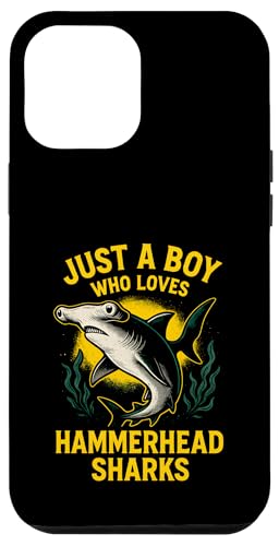 Boy Loves Hammerhead Shark Retro Herren Ocean Hülle für iPhone 12 Pro Max Boy Loves Hammerhead Shark Retro Herren Ocean Hülle für iPhone 12 Pro Max von Hammerhead Harmony - Surf's Up Shark Apparel