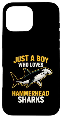 Boy Loves Hammerhead Shark Retro Herren Ocean Hülle für iPhone 16 Pro Max Boy Loves Hammerhead Shark Retro Herren Ocean Hülle für iPhone 16 Pro Max von Hammerhead Harmony - Surf's Up Shark Apparel