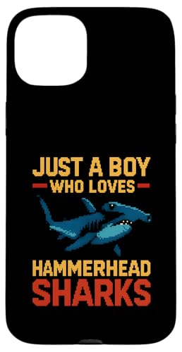 Boy Who Loves Hammerhead Sharks Up Cool Kids Ocean Hülle für iPhone 15 Plus Boy Who Loves Hammerhead Sharks Up Cool Kids Ocean Hülle für iPhone 15 Plus von Hammerhead Harmony - Surf's Up Shark Apparel