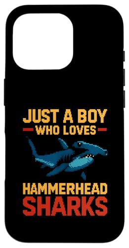 Boy Who Loves Hammerhead Sharks Up Cool Kids Ocean Hülle für iPhone 16 Pro Boy Who Loves Hammerhead Sharks Up Cool Kids Ocean Hülle für iPhone 16 Pro von Hammerhead Harmony - Surf's Up Shark Apparel