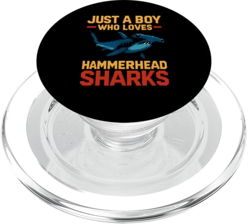 Boy Who Loves Hammerhead Sharks Up Cool Kids Ocean PopSockets PopGrip für MagSafe Boy Who Loves Hammerhead Sharks Up Cool Kids Ocean PopSockets PopGrip für MagSafe von Hammerhead Harmony - Surf's Up Shark Apparel
