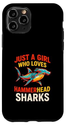Girl Who Loves Hammerheads Vintage Damen Ocean Love Hülle für iPhone 11 Pro Girl Who Loves Hammerheads Vintage Damen Ocean Love Hülle für iPhone 11 Pro von Hammerhead Harmony - Surf's Up Shark Apparel