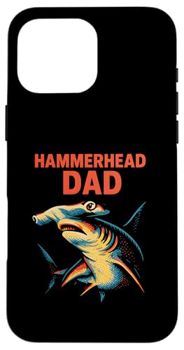Hammerhead Dad Cool Shark Ocean Fun Surfs Up für Vater Hülle für iPhone 16 Pro Max Hammerhead Dad Cool Shark Ocean Fun Surfs Up für Vater Hülle für iPhone 16 Pro Max von Hammerhead Harmony - Surf's Up Shark Apparel