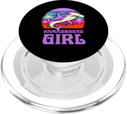 Hammerhead Girl Cute Damen Ocean Shark Surf PopSockets PopGrip für MagSafe Hammerhead Girl Cute Damen Ocean Shark Surf PopSockets PopGrip für MagSafe von Hammerhead Harmony - Surf's Up Shark Apparel