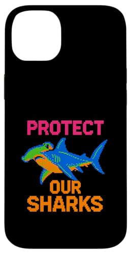 Hammerhead Shark 8-Bit Protect Our Sharks Ocean Surf Hülle für iPhone 14 Plus Hammerhead Shark 8-Bit Protect Our Sharks Ocean Surf Hülle für iPhone 14 Plus von Hammerhead Harmony - Surf's Up Shark Apparel