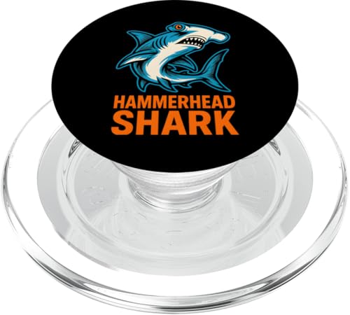 Hammerhead Shark Cool Marine Biologe Ocean Fun Surf PopSockets PopGrip für MagSafe Hammerhead Shark Cool Marine Biologe Ocean Fun Surf PopSockets PopGrip für MagSafe von Hammerhead Harmony - Surf's Up Shark Apparel