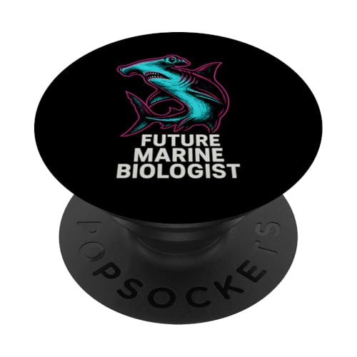 Hammerhead Shark Future Marine Biologe Ocean Fun PopSockets Klebender PopGrip Hammerhead Shark Future Marine Biologe Ocean Fun PopSockets Klebender PopGrip von Hammerhead Harmony - Surf's Up Shark Apparel