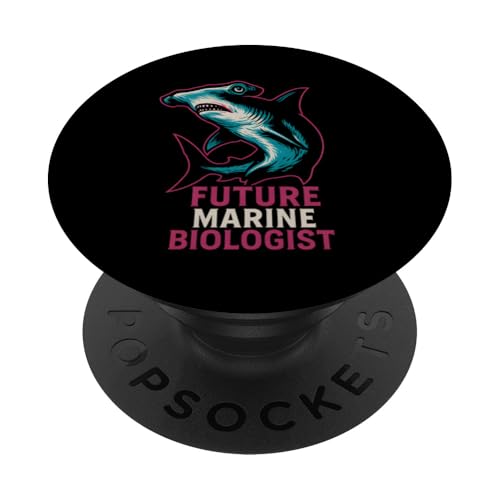 Hammerhead Shark Future Marine Biologe Ocean Fun PopSockets Klebender PopGrip Hammerhead Shark Future Marine Biologe Ocean Fun PopSockets Klebender PopGrip von Hammerhead Harmony - Surf's Up Shark Apparel