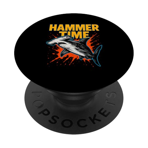 Hammerhead Shark Hammer Time Ocean Surf PopSockets Klebender PopGrip Hammerhead Shark Hammer Time Ocean Surf PopSockets Klebender PopGrip von Hammerhead Harmony - Surf's Up Shark Apparel
