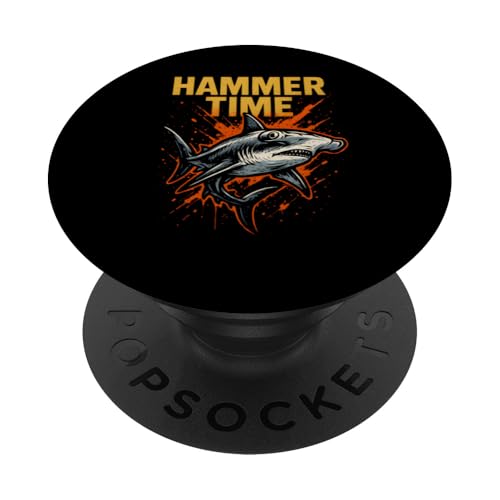 Hammerhead Shark Hammer Time Ocean Surf PopSockets Klebender PopGrip Hammerhead Shark Hammer Time Ocean Surf PopSockets Klebender PopGrip von Hammerhead Harmony - Surf's Up Shark Apparel