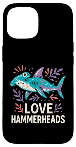 Hammerhead Shark Love Cute Damen Surf Hülle für iPhone 15 Hammerhead Shark Love Cute Damen Surf Hülle für iPhone 15 von Hammerhead Harmony - Surf's Up Shark Apparel