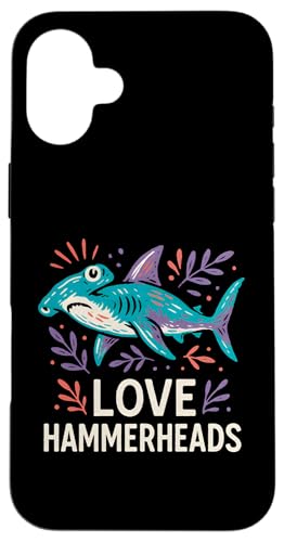 Hammerhead Shark Love Cute Damen Surf Hülle für iPhone 16 Plus Hammerhead Shark Love Cute Damen Surf Hülle für iPhone 16 Plus von Hammerhead Harmony - Surf's Up Shark Apparel
