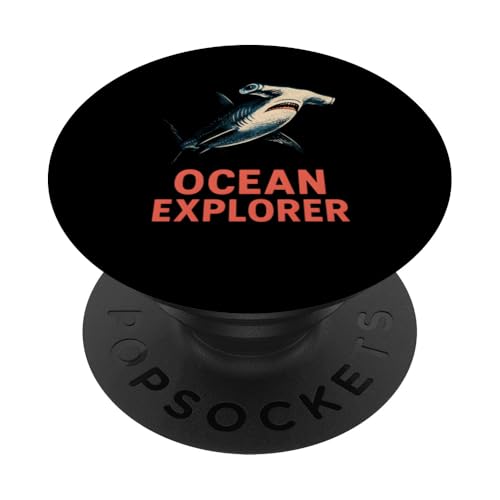 Hammerhead Shark Ocean Explorer Surf's Up Herren Beach PopSockets Klebender PopGrip Hammerhead Shark Ocean Explorer Surf's Up Herren Beach PopSockets Klebender PopGrip von Hammerhead Harmony - Surf's Up Shark Apparel