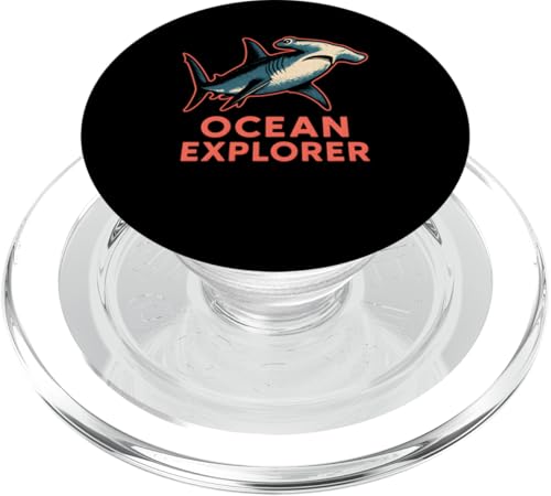 Hammerhead Shark Ocean Explorer Surf's Up Herren Beach PopSockets PopGrip für MagSafe von Hammerhead Harmony - Surf's Up Shark Apparel