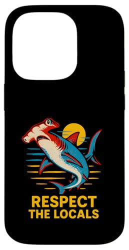 Hammerhead Shark Respektiert die Einheimischen: Vintage Ocean Hülle für iPhone 14 Pro Hammerhead Shark Respektiert die Einheimischen: Vintage Ocean Hülle für iPhone 14 Pro von Hammerhead Harmony - Surf's Up Shark Apparel