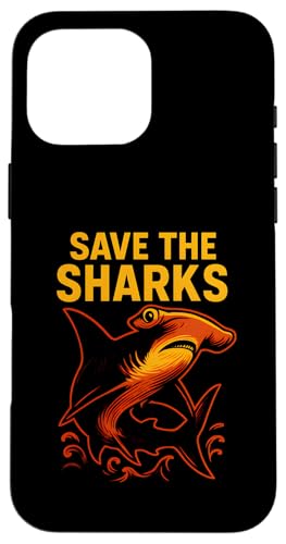 Hammerhead Shark Rettet die Haie Ocean Surf Hülle für iPhone 16 Pro Max Hammerhead Shark Rettet die Haie Ocean Surf Hülle für iPhone 16 Pro Max von Hammerhead Harmony - Surf's Up Shark Apparel