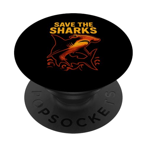Hammerhead Shark Rettet die Haie Ocean Surf PopSockets Klebender PopGrip Hammerhead Shark Rettet die Haie Ocean Surf PopSockets Klebender PopGrip von Hammerhead Harmony - Surf's Up Shark Apparel