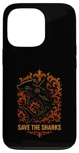 Hammerhead Shark Rettet die Haie Retro Ocean Hülle für iPhone 13 Pro Hammerhead Shark Rettet die Haie Retro Ocean Hülle für iPhone 13 Pro von Hammerhead Harmony - Surf's Up Shark Apparel