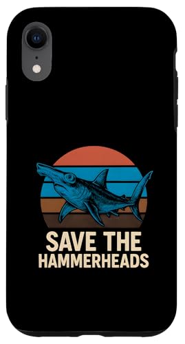 Hammerhead Shark Rettet die Hammerheads Retro Ocean für Jungen Hülle für iPhone XR Hammerhead Shark Rettet die Hammerheads Retro Ocean für Jungen Hülle für iPhone XR von Hammerhead Harmony - Surf's Up Shark Apparel