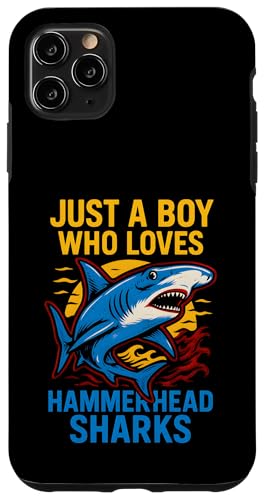 Junge, der Hammerhaie liebt, Shark, Meer, Spaß für Kinder Hülle für iPhone 11 Pro Max Junge, der Hammerhaie liebt, Shark, Meer, Spaß für Kinder Hülle für iPhone 11 Pro Max von Hammerhead Harmony - Surf's Up Shark Apparel