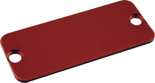 Hammond Electronics 1455TALRD-10 Endplatte (L x B) 160mm x 51.5mm Aluminium Rot 10St. von Hammond Electronics