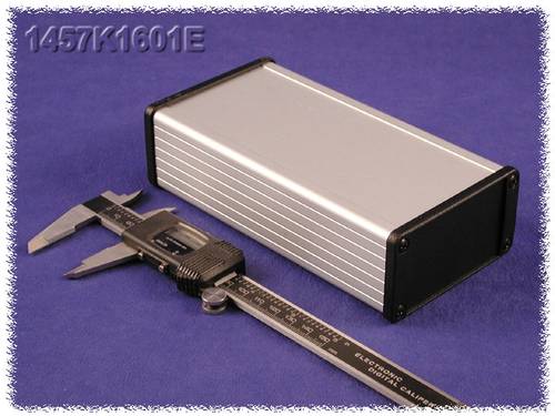 Hammond Electronics 1457KEP Endplatte ohne Flansch (L x B x H) 5 x 84 x 44mm Aluminium Schwarz 2St. von Hammond Electronics