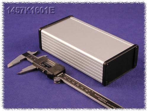 Hammond Electronics 1457KEPF Endplatte mit Flansch (L x B x H) 12 x 84 x 44mm Aluminium Schwarz 2St. von Hammond Electronics