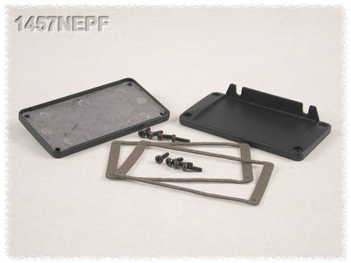 Hammond Electronics 1457NEPF-10 Endplatte mit Flansch (L x B x H) 12 x 104 x 55mm Aluminium Schwarz von Hammond Electronics