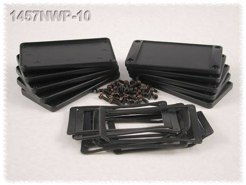 Hammond Electronics 1457NWPF-10 Endplatte mit Flansch (L x B x H) 12 x 104 x 55mm Aluminium Schwarz von Hammond Electronics