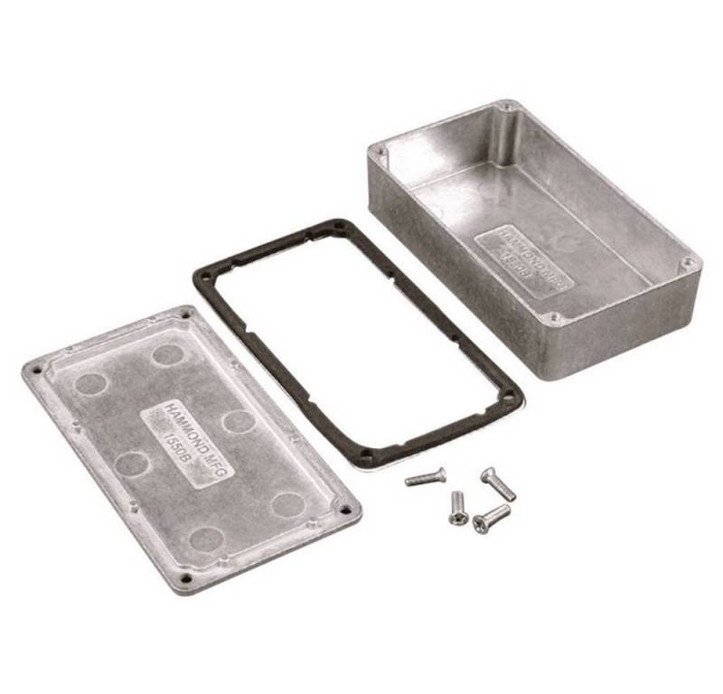 Hammond Electronics Aluminium-Gehäuse IP66 Serie 1550 Montagedose von Hammond Electronics