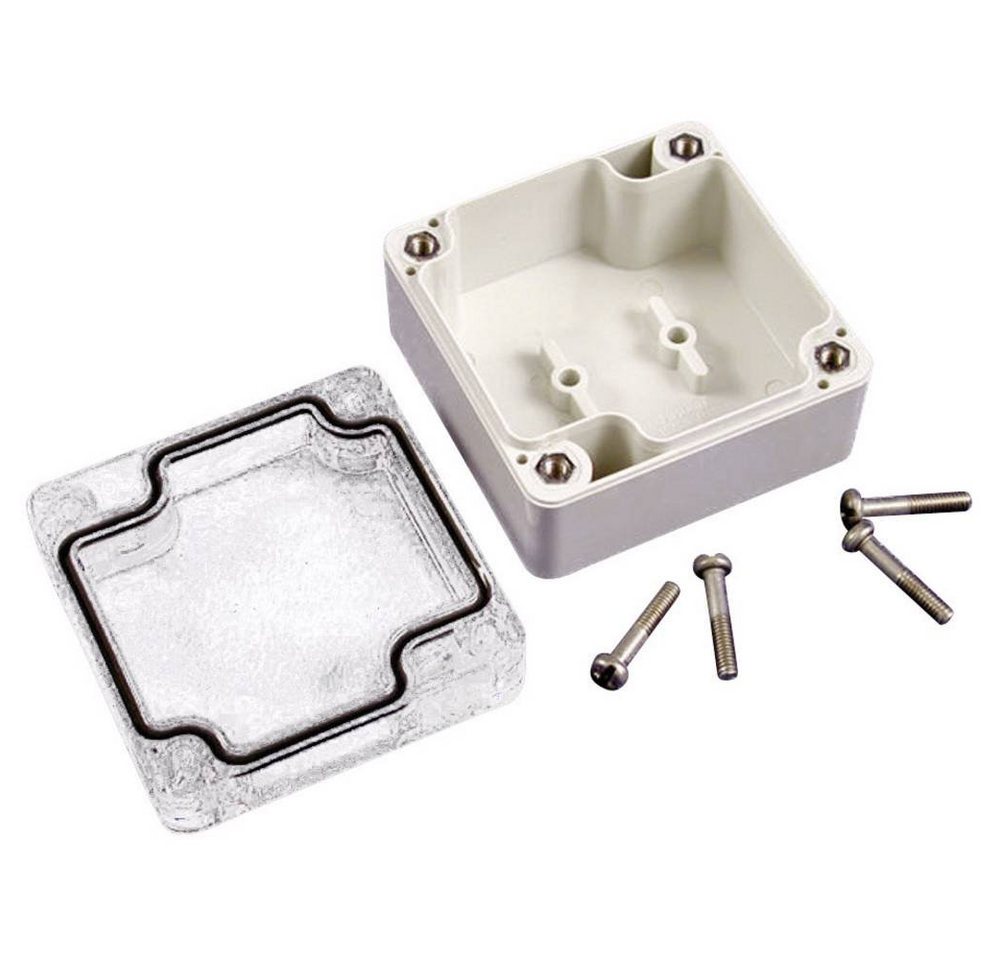 Hammond Electronics Montagedose Kunststoff-Gehäuse IP66, (Deckel Transparent) von Hammond Electronics