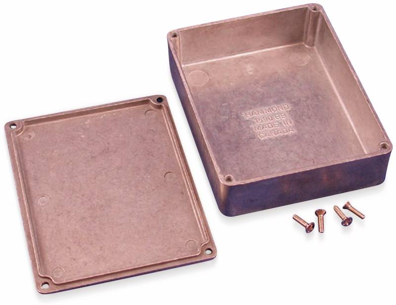 HAMMOND Aluminium-Gehäuse, 1590BB, 118,5x93,5x34 mm von Hammond