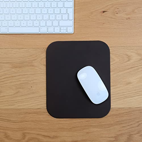 Hamosons â€“ Hochwertiges Mousepad/Mauspad aus Büffel-Leder, Braun, Modell 26304 von Hamosons