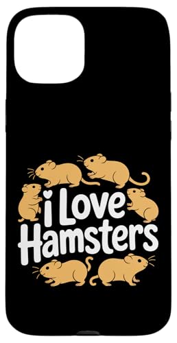 Tier-Fächer mit Aufschrift "I Love Hamsters" Hülle für iPhone 15 Plus von Hamster Enthusiast Pet Lover Designs
