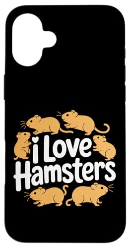 Tier-Fächer mit Aufschrift "I Love Hamsters" Hülle für iPhone 16 Plus Tier-Fächer mit Aufschrift "I Love Hamsters" Hülle für iPhone 16 Plus von Hamster Enthusiast Pet Lover Designs