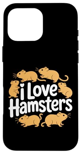 Tier-Fächer mit Aufschrift "I Love Hamsters" Hülle für iPhone 16 Pro Max Tier-Fächer mit Aufschrift "I Love Hamsters" Hülle für iPhone 16 Pro Max von Hamster Enthusiast Pet Lover Designs