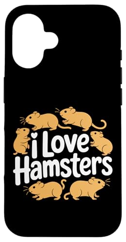 Tier-Fächer mit Aufschrift "I Love Hamsters" Hülle für iPhone 16 Tier-Fächer mit Aufschrift "I Love Hamsters" Hülle für iPhone 16 von Hamster Enthusiast Pet Lover Designs
