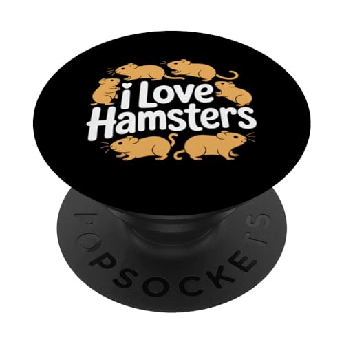 Tier-Fächer mit Aufschrift "I Love Hamsters" PopSockets Klebender PopGrip Tier-Fächer mit Aufschrift "I Love Hamsters" PopSockets Klebender PopGrip von Hamster Enthusiast Pet Lover Designs