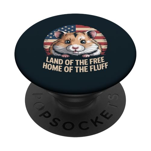 Amerikanischer Hamster USA Hamster PopSockets Klebender PopGrip Amerikanischer Hamster USA Hamster PopSockets Klebender PopGrip von Hamster Lover Gifts & Tees