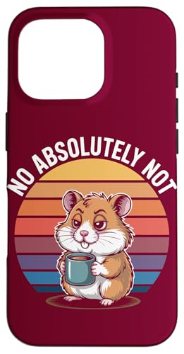 Büro Hamster Kaffee Hamster Hülle für iPhone 16 Pro von Hamster Lover Gifts & Tees