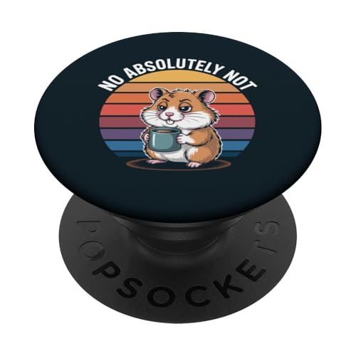 Büro Hamster Kaffee Hamster PopSockets Klebender PopGrip Büro Hamster Kaffee Hamster PopSockets Klebender PopGrip von Hamster Lover Gifts & Tees