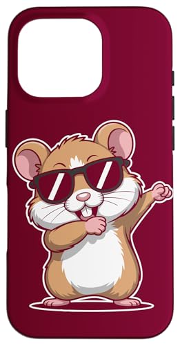 Dabbing Hamster Sonnenbrille Hamster Hülle für iPhone 16 Pro von Hamster Lover Gifts & Tees