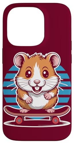 Eislaufender Hamster Skateboard Hamster Hülle für iPhone 14 Pro Eislaufender Hamster Skateboard Hamster Hülle für iPhone 14 Pro von Hamster Lover Gifts & Tees